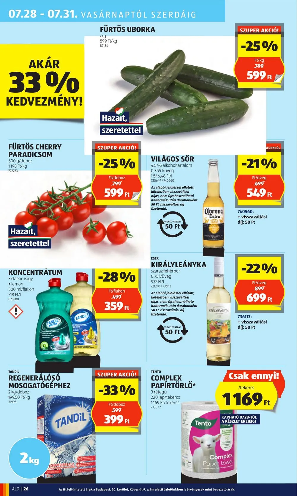 Aldi akciós újság 07.25–07.31 – 30. oldal