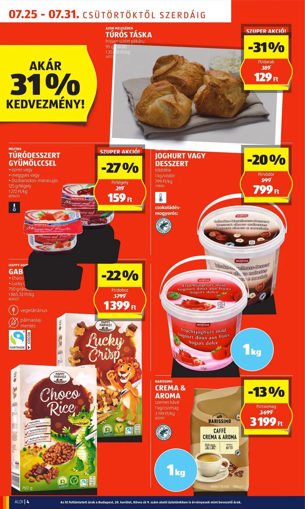 Aldi akciós újság 07.25–07.31 – 4. oldal