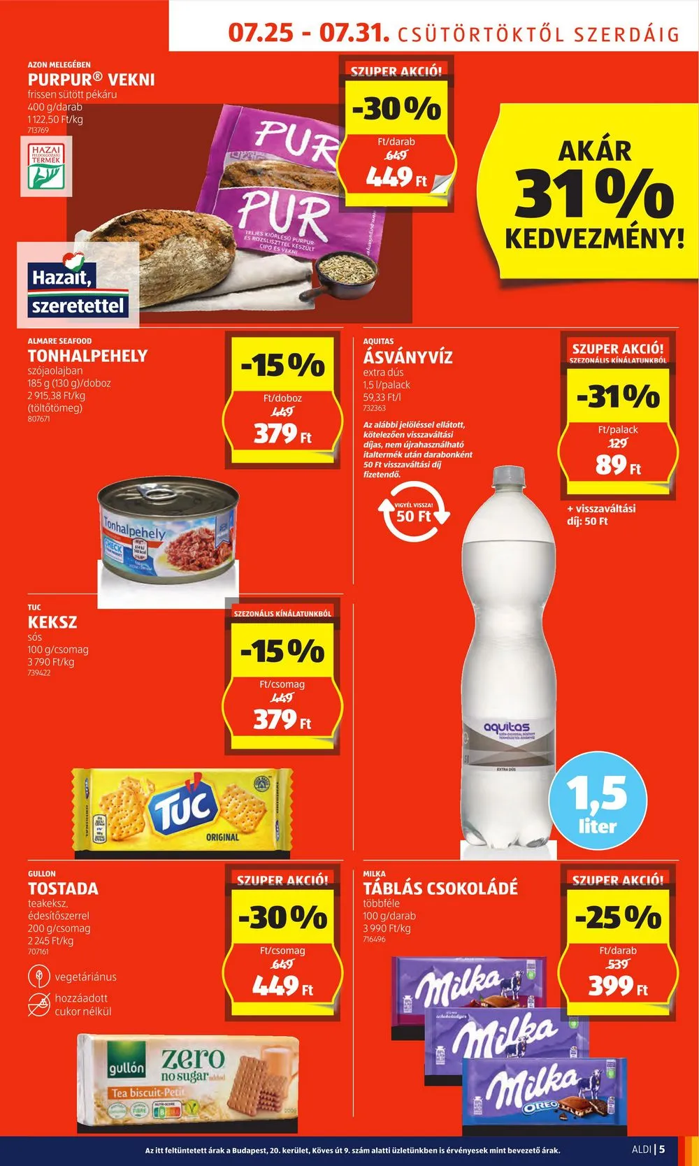 Aldi akciós újság 07.25–07.31 – 5. oldal