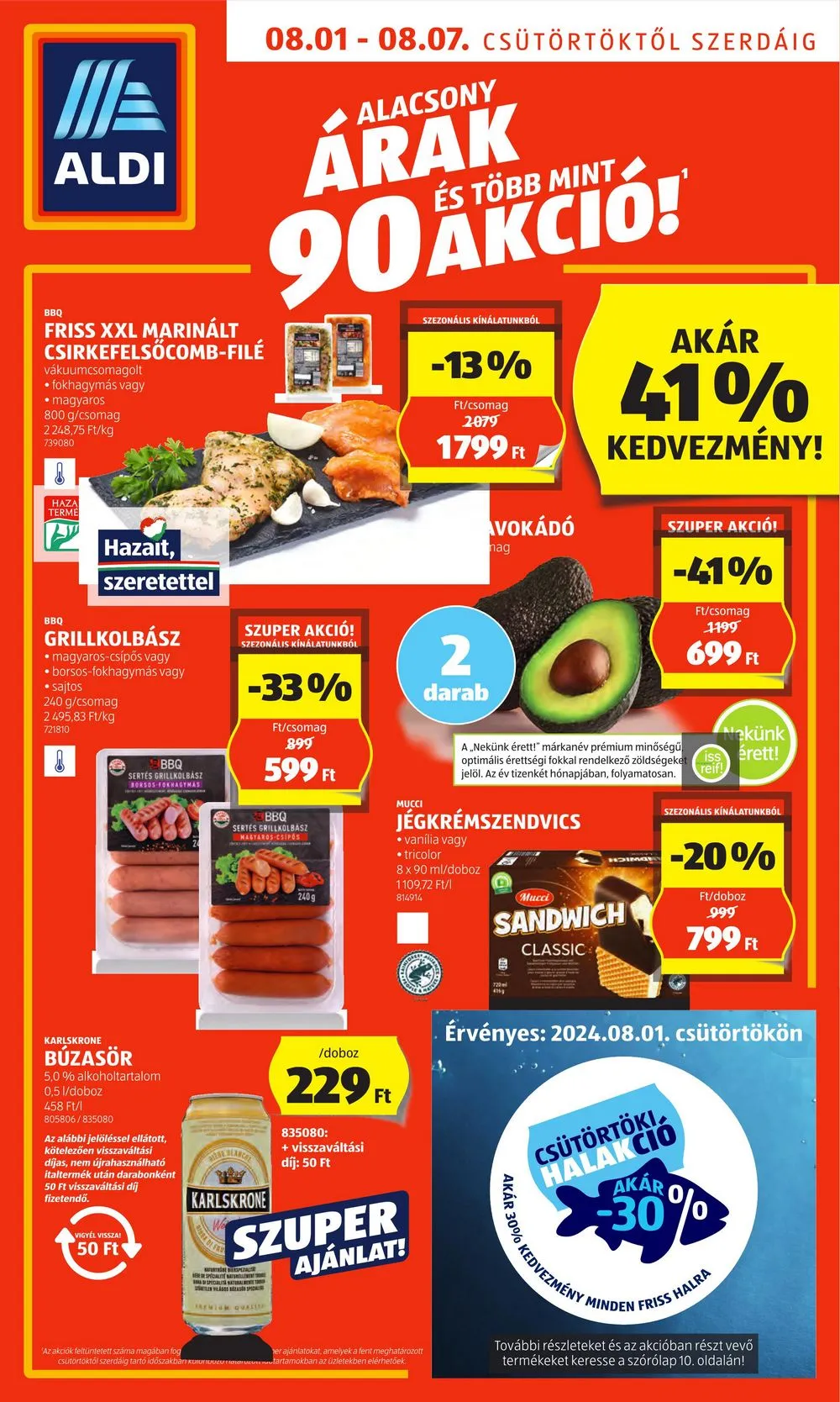 Aldi akciós újság 08.01–08.07