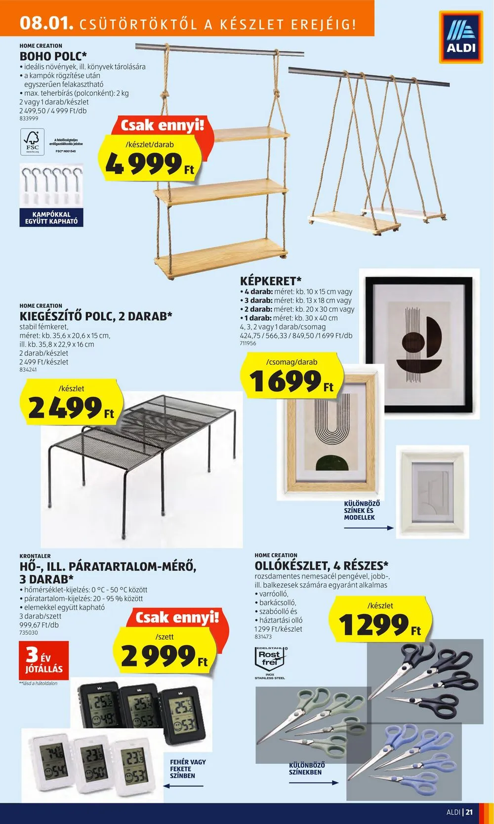 Aldi akciós újság 08.01–08.07 – 23. oldal