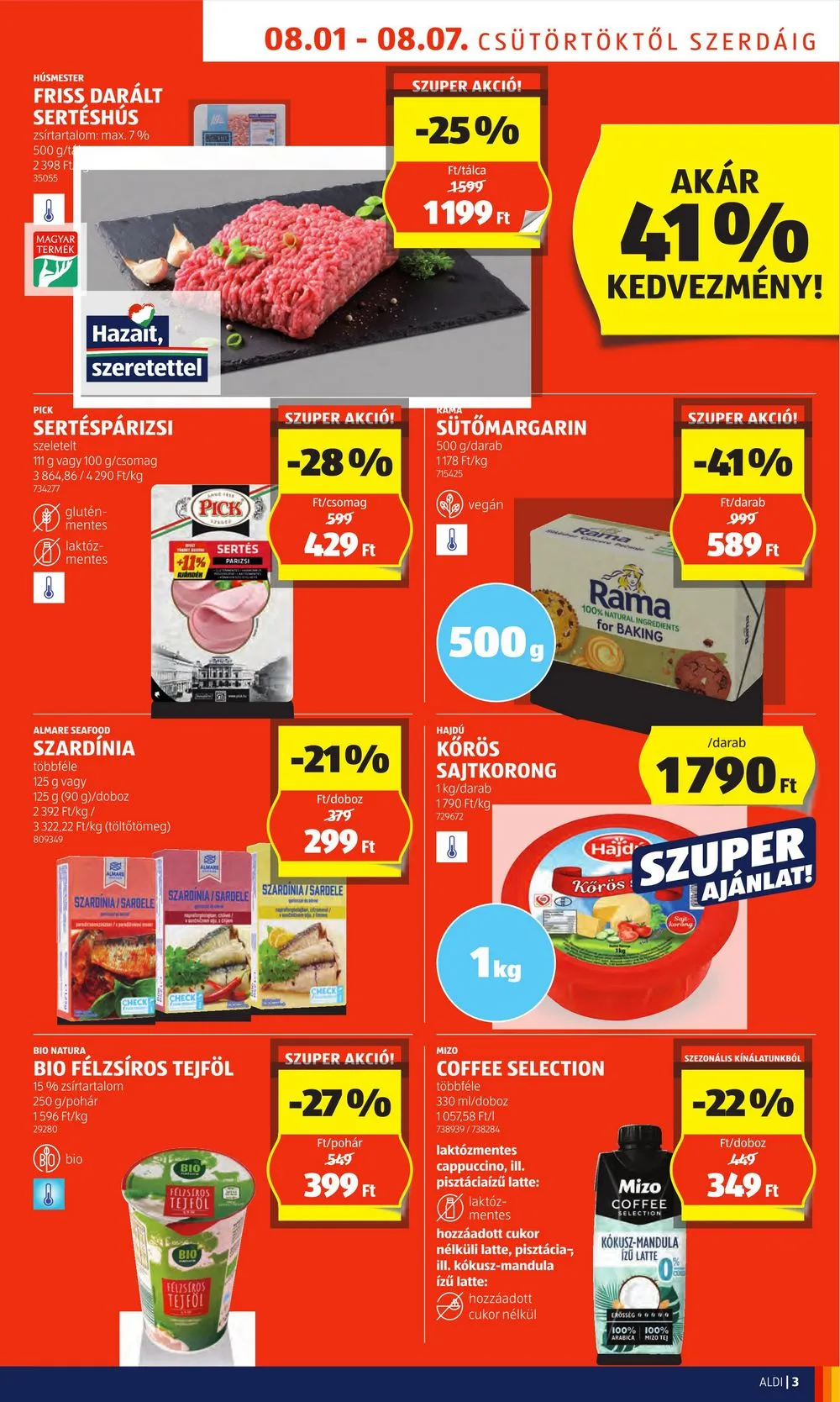 Aldi akciós újság 08.01–08.07 – 3. oldal