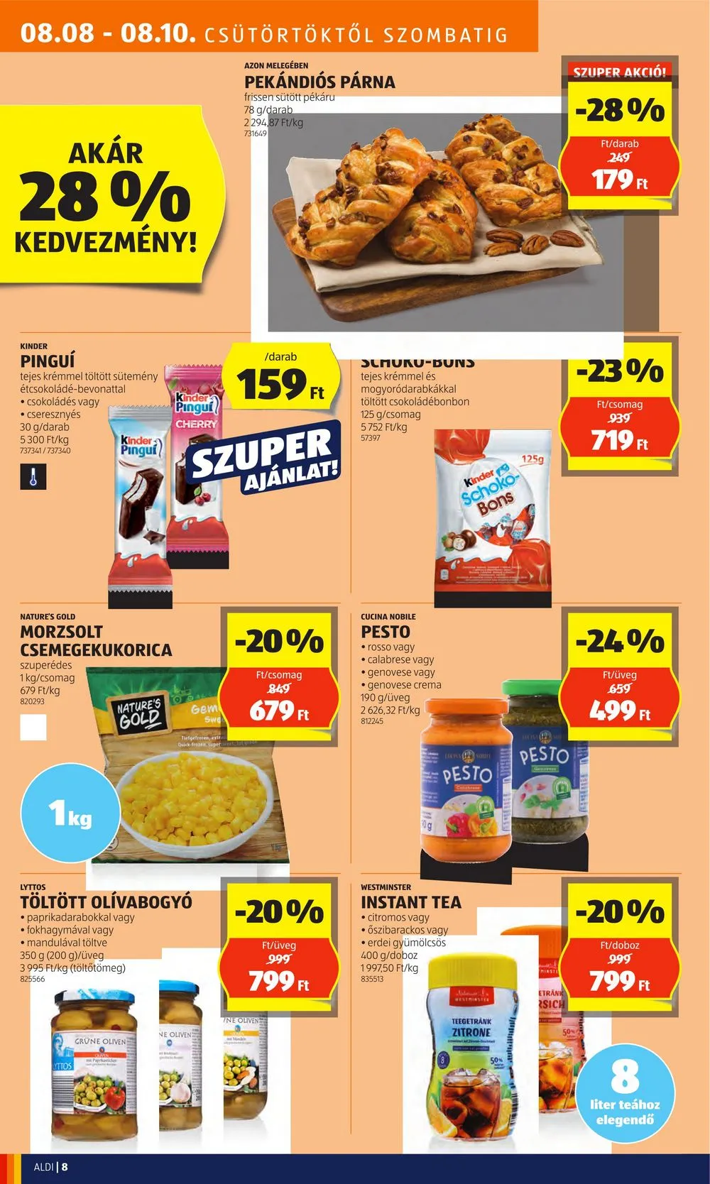 Aldi akciós újság 08.08–08.14 – 10. oldal