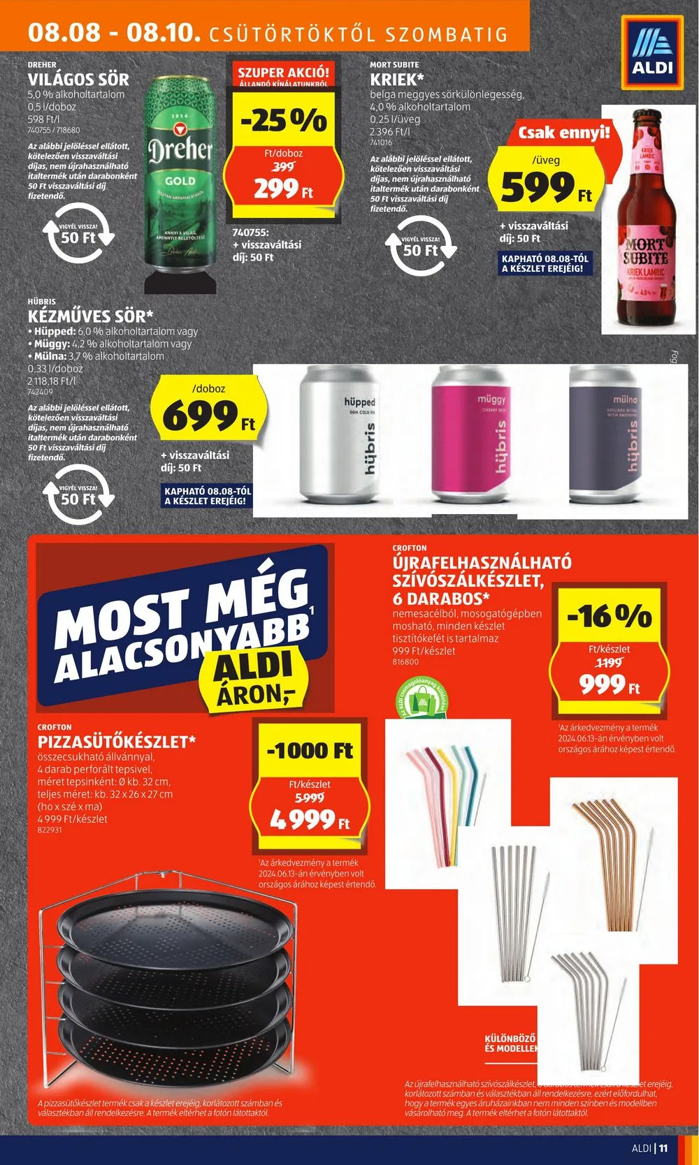 Aldi akciós újság 08.08–08.14 – 13. oldal