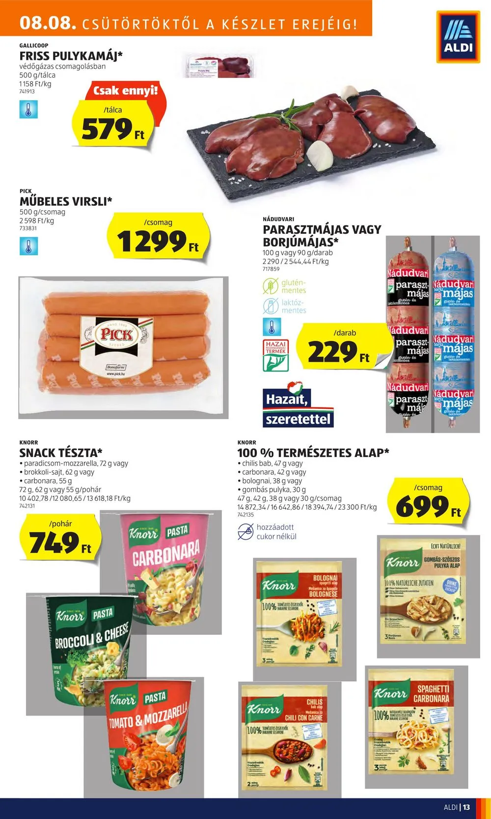Aldi akciós újság 08.08–08.14 – 15. oldal