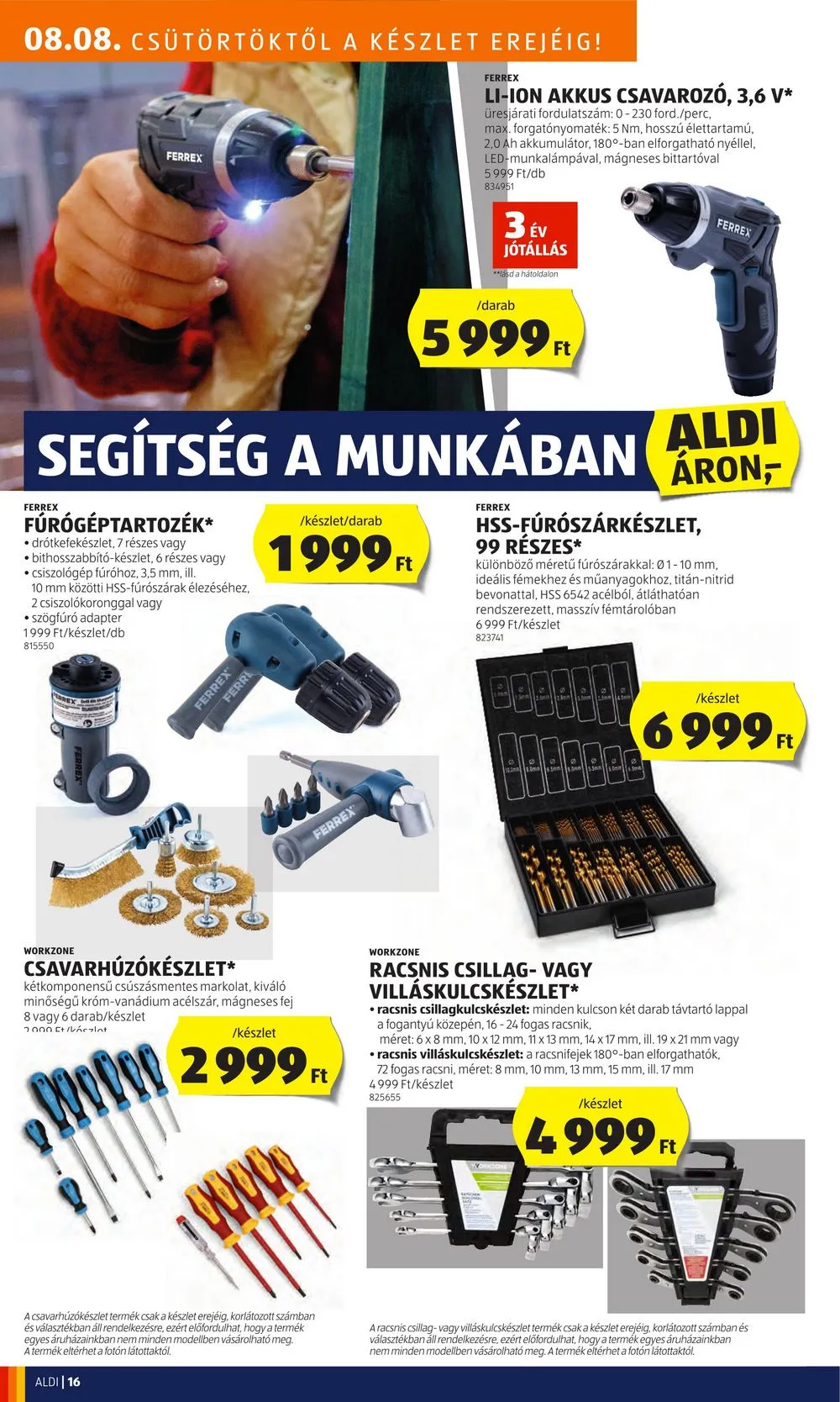 Aldi akciós újság 08.08–08.14 – 18. oldal