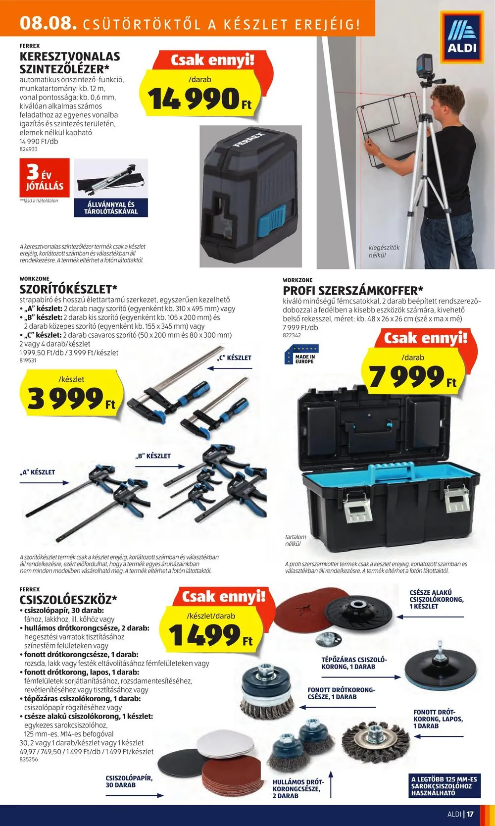 Aldi akciós újság 08.08–08.14 – 19. oldal