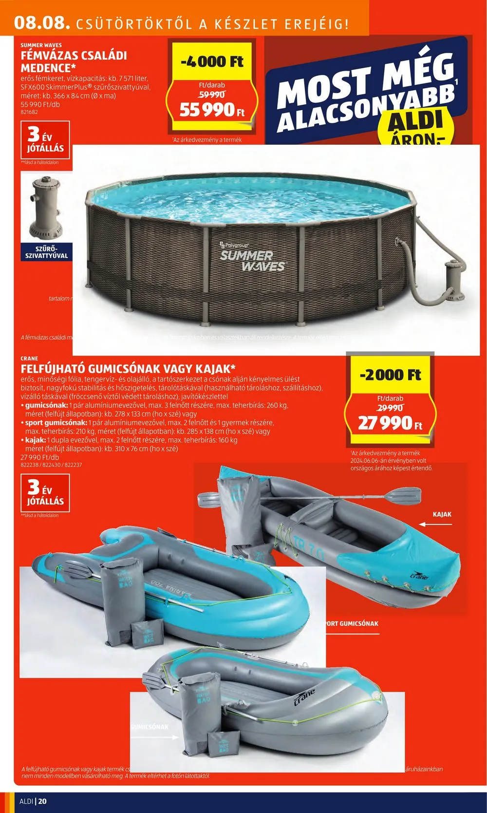 Aldi akciós újság 08.08–08.14 – 22. oldal