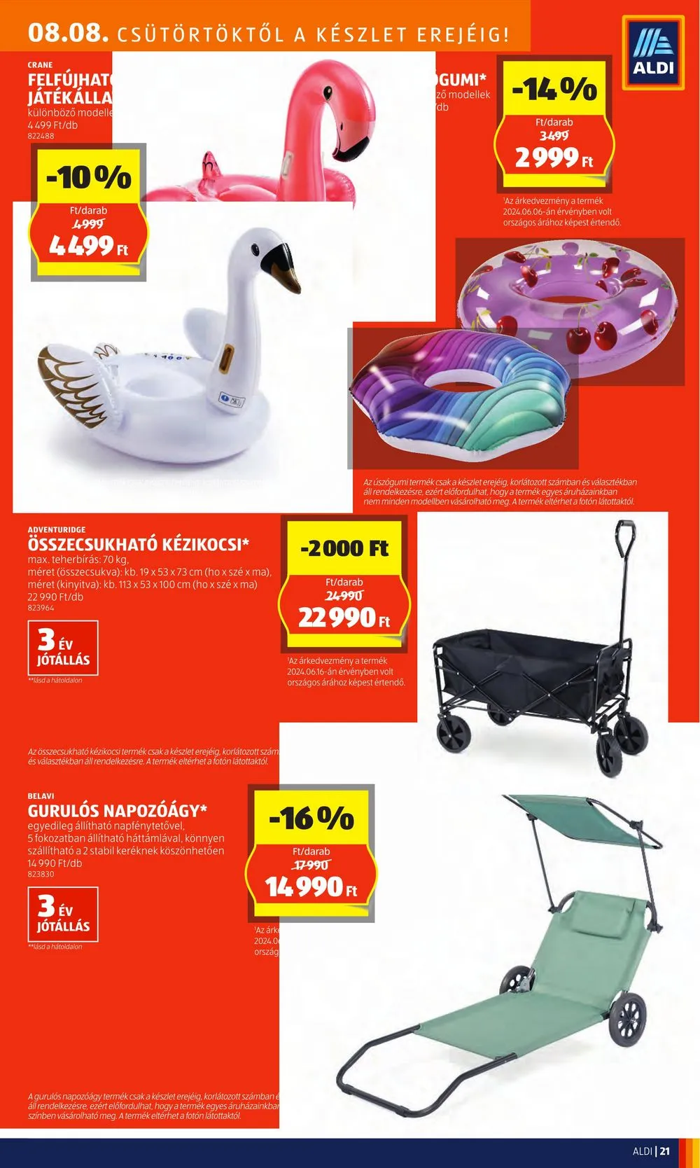 Aldi akciós újság 08.08–08.14 – 23. oldal
