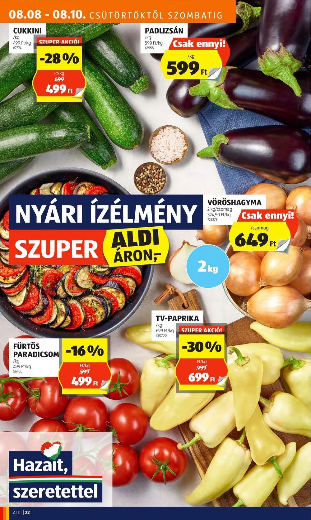 Aldi akciós újság 08.08–08.14 – 24. oldal