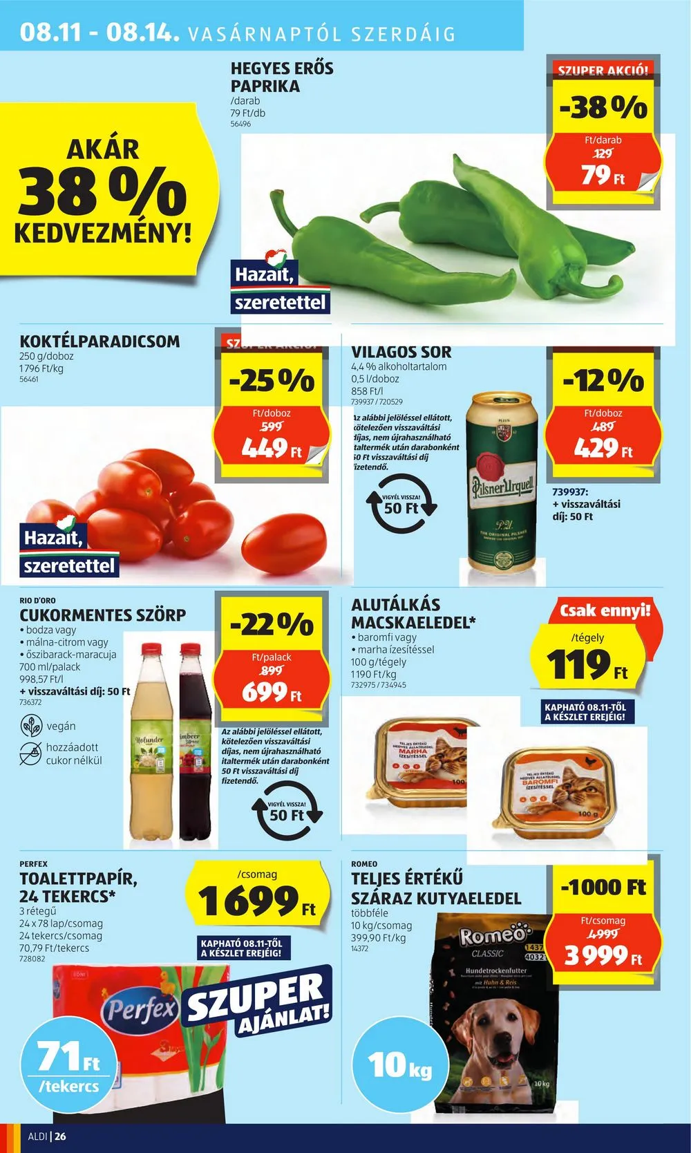 Aldi akciós újság 08.08–08.14 – 30. oldal