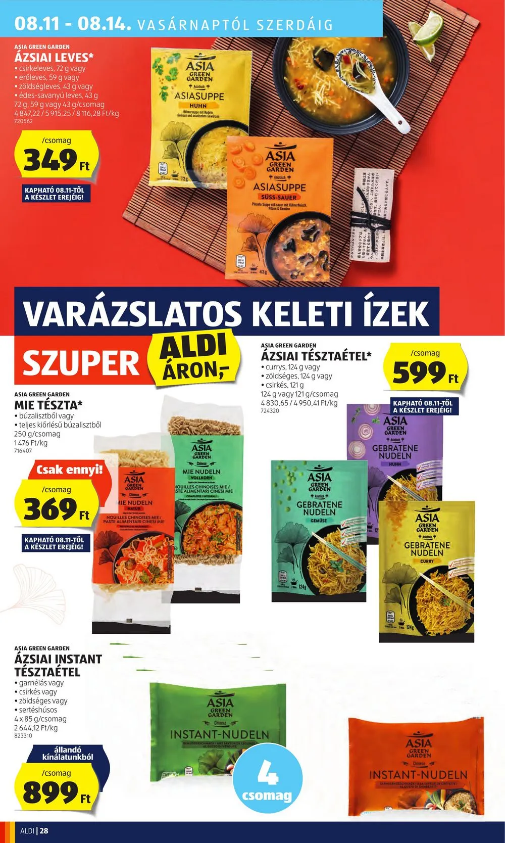 Aldi akciós újság 08.08–08.14 – 32. oldal
