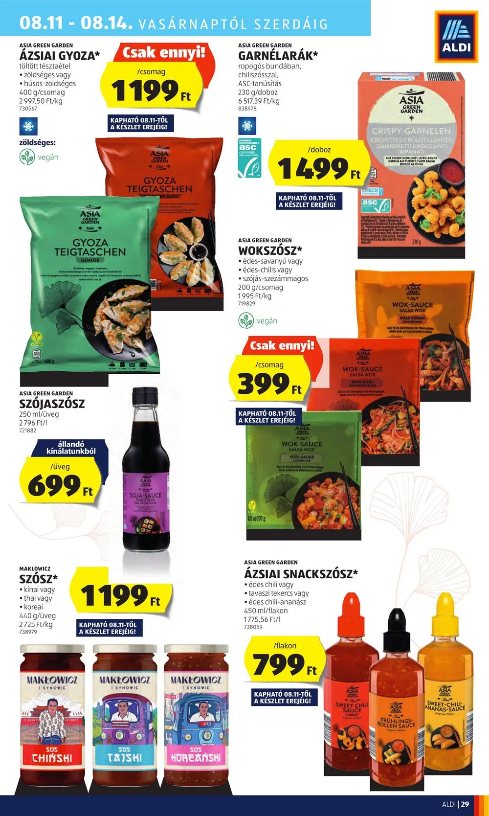 Aldi akciós újság 08.08–08.14 – 33. oldal