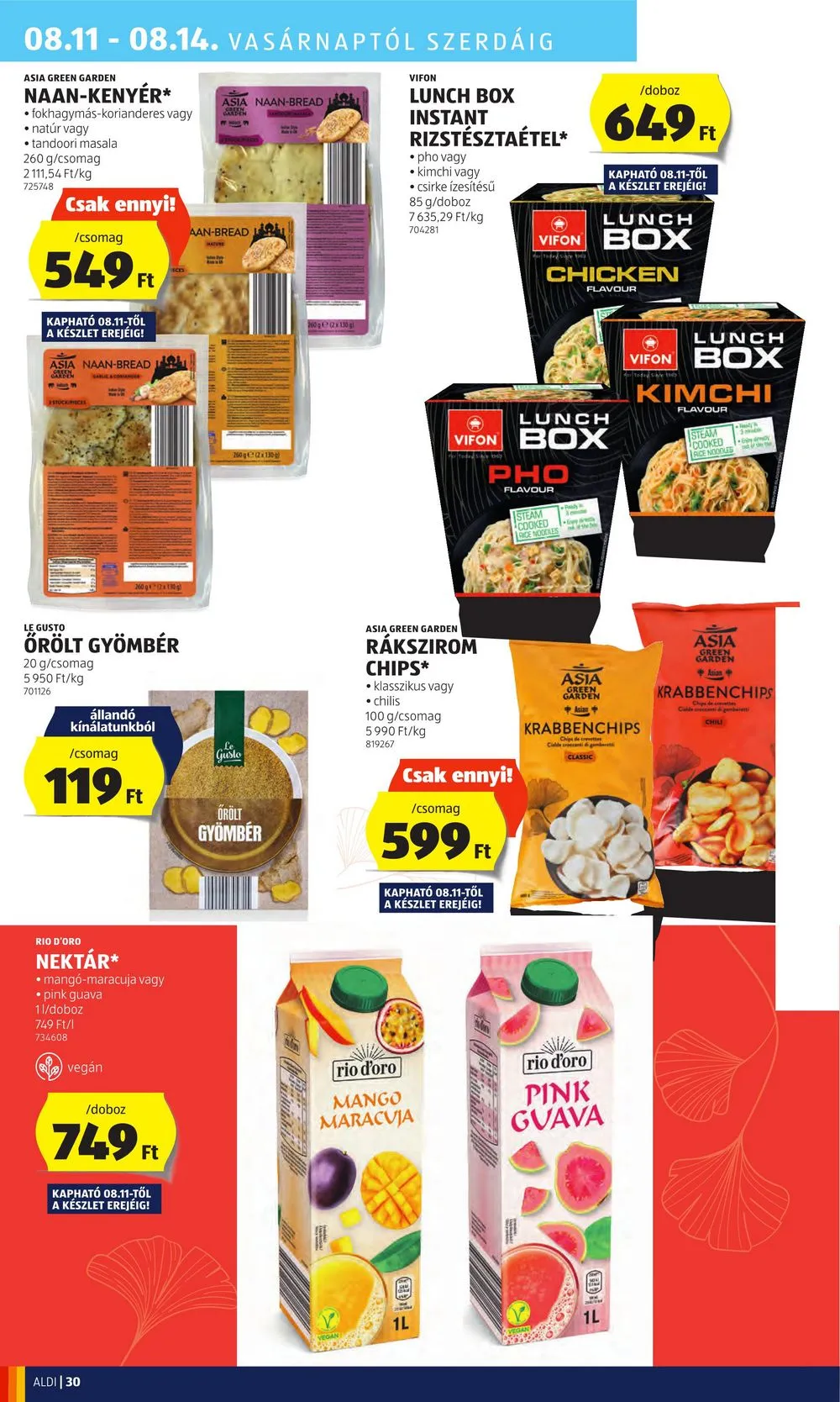 Aldi akciós újság 08.08–08.14 – 34. oldal