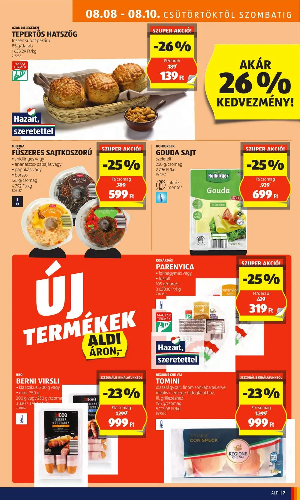 Aldi akciós újság 08.08–08.14 – 9. oldal