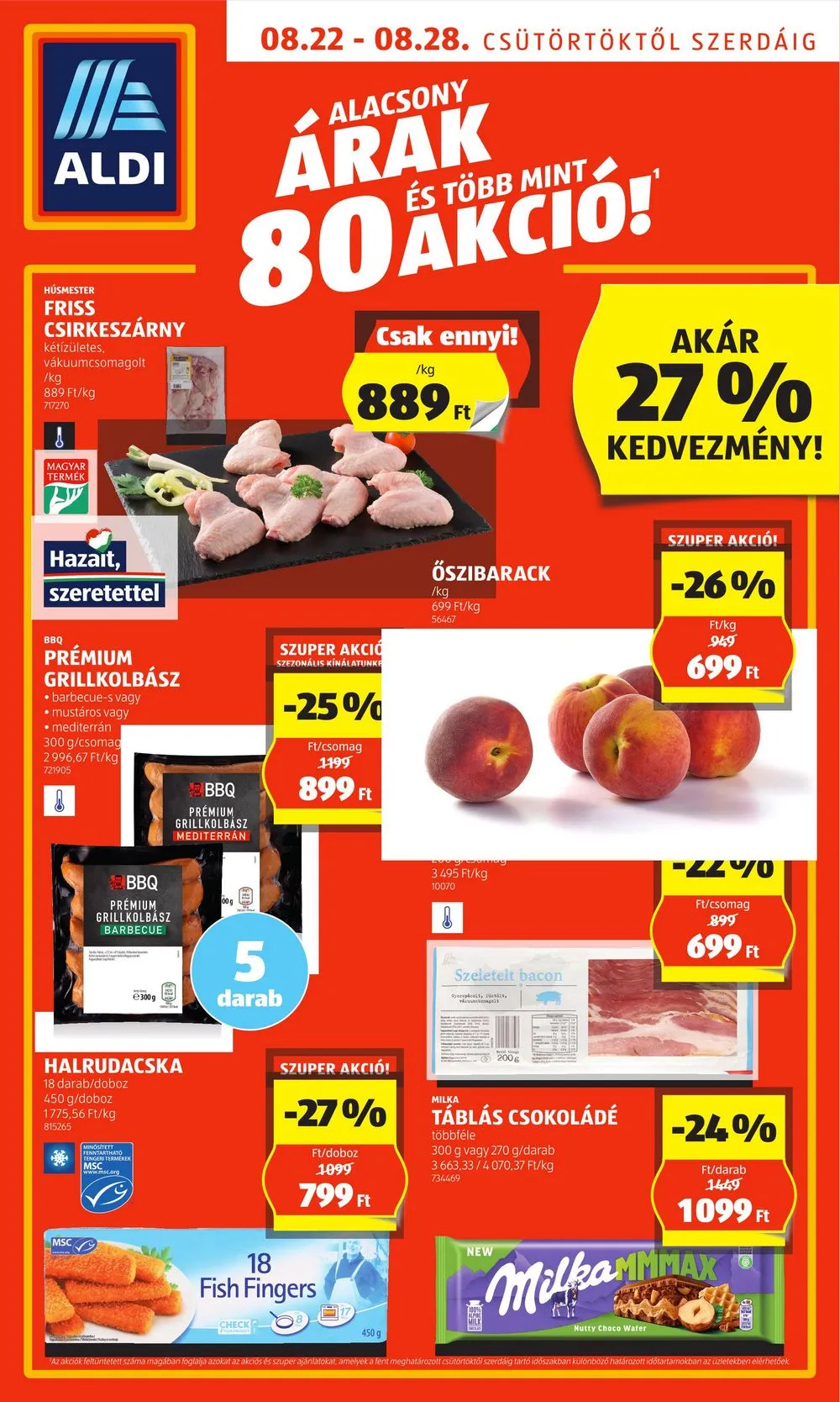 Aldi akciós újság 08.22–08.28