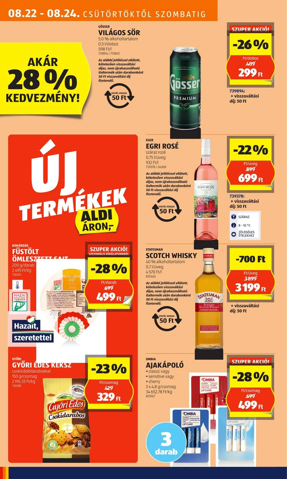 Aldi akciós újság 08.22–08.28 – 12. oldal