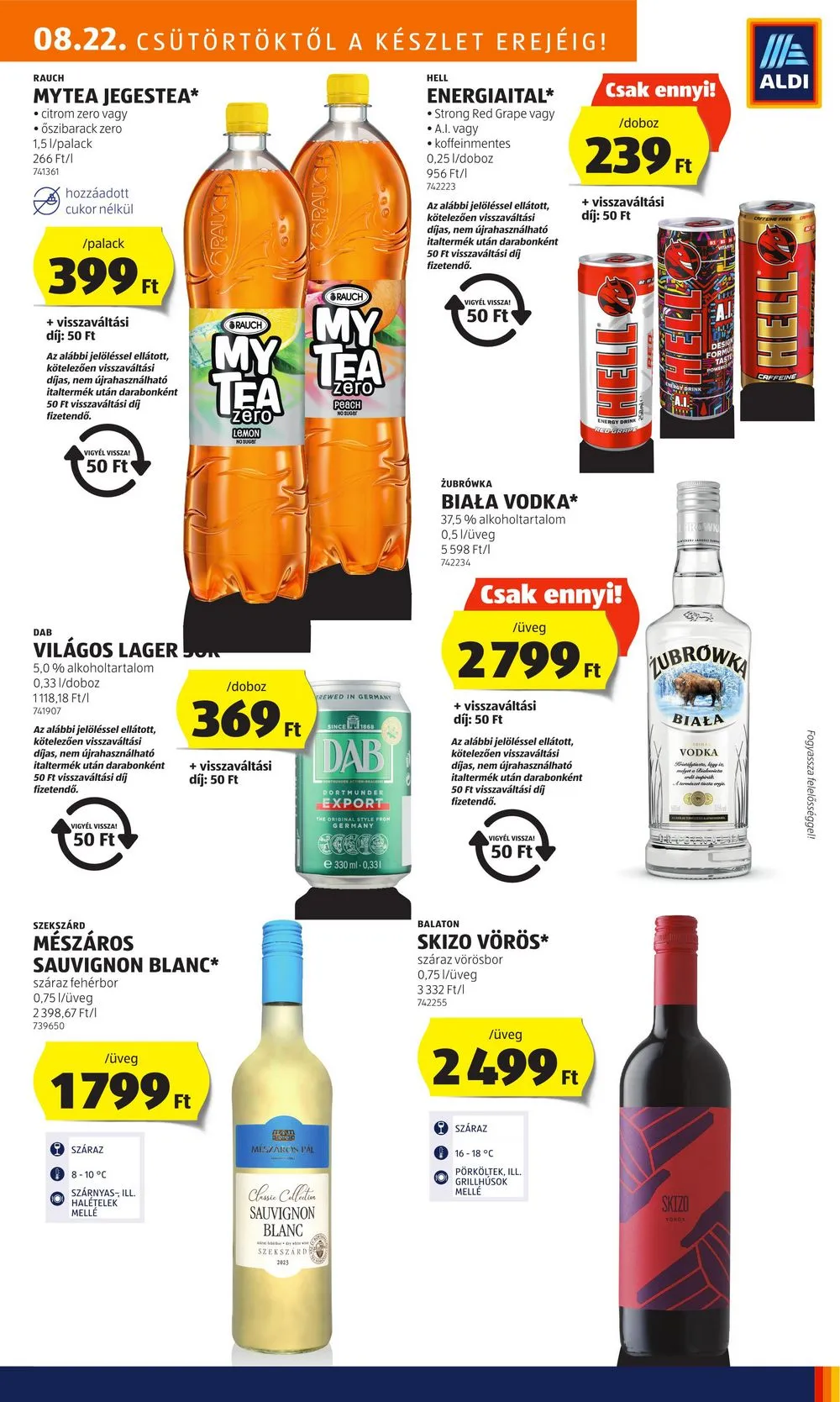 Aldi akciós újság 08.22–08.28 – 15. oldal
