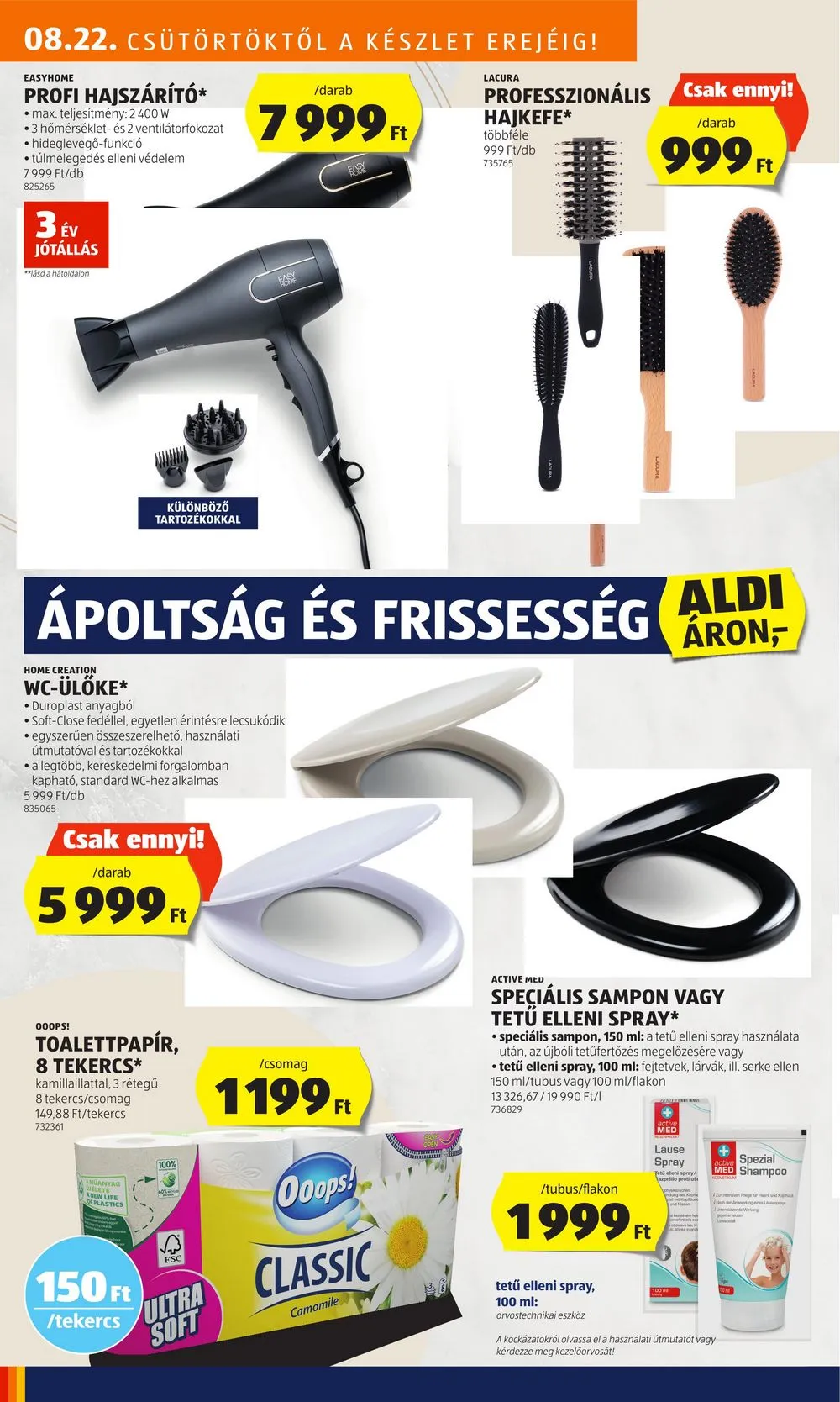 Aldi akciós újság 08.22–08.28 – 20. oldal