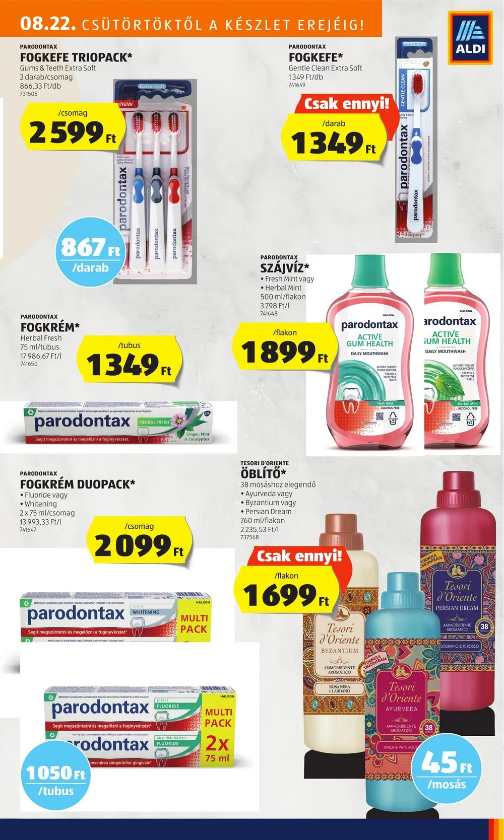 Aldi akciós újság 08.22–08.28 – 21. oldal