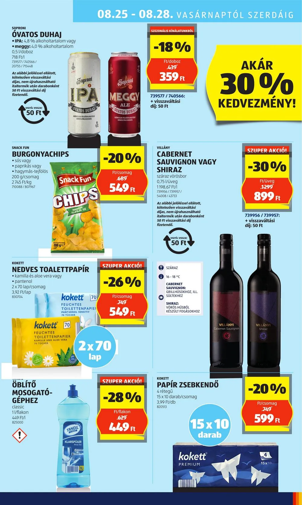 Aldi akciós újság 08.22–08.28 – 31. oldal