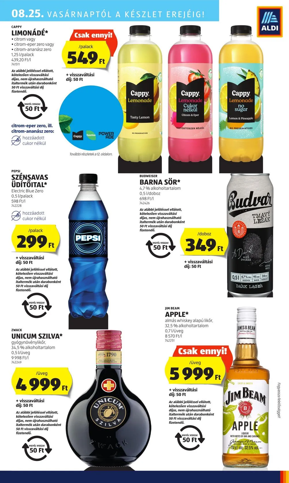 Aldi akciós újság 08.22–08.28 – 33. oldal