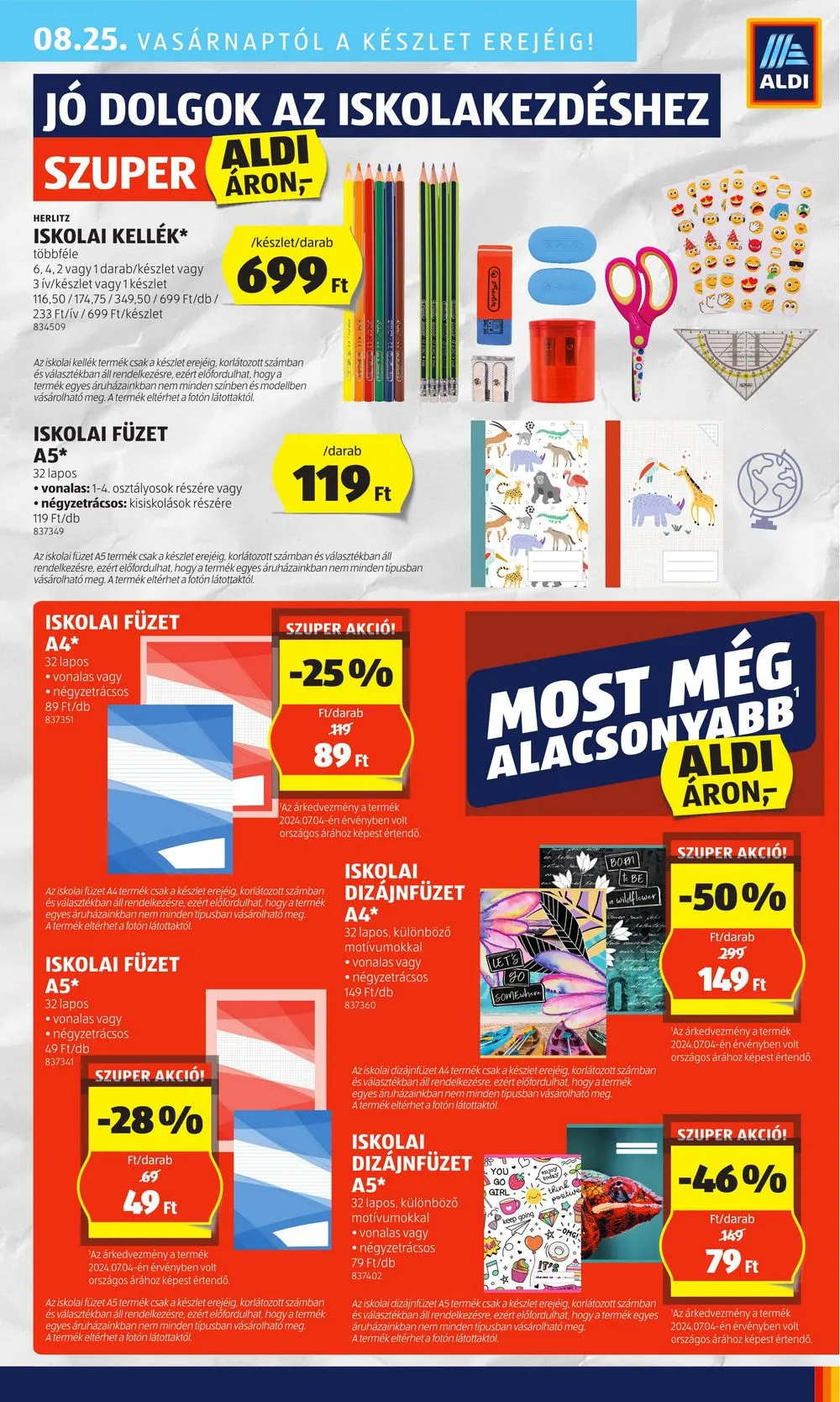 Aldi akciós újság 08.22–08.28 – 43. oldal