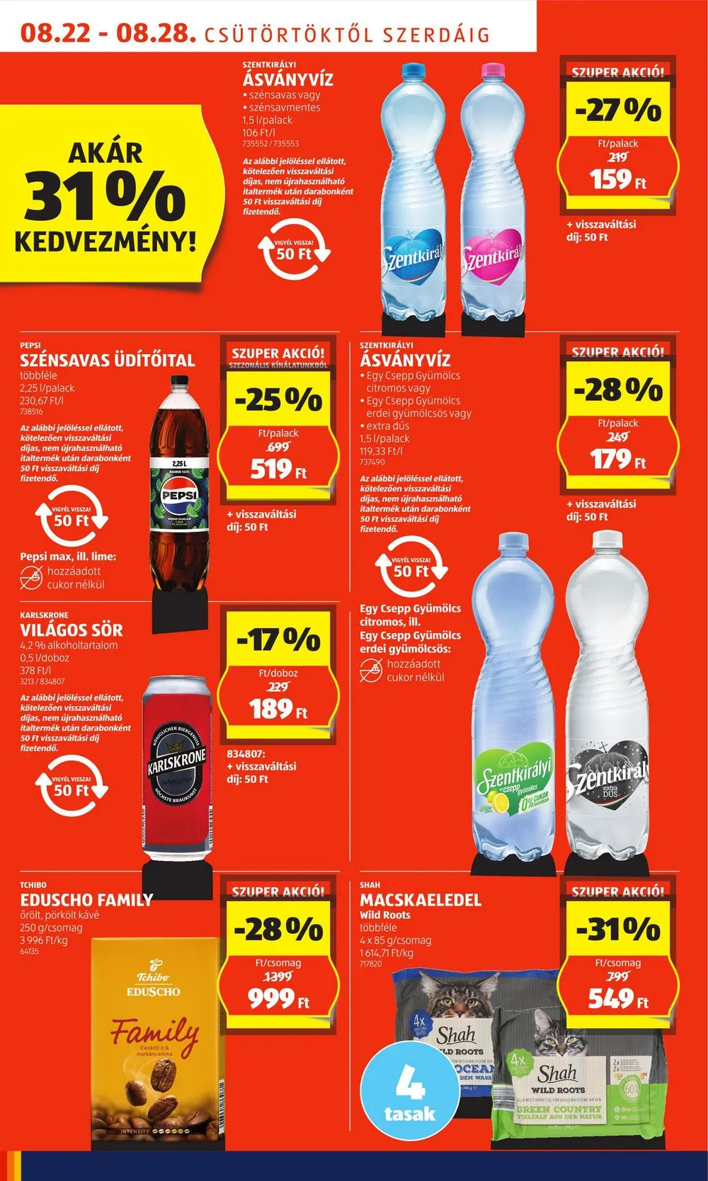 Aldi akciós újság 08.22–08.28 – 8. oldal