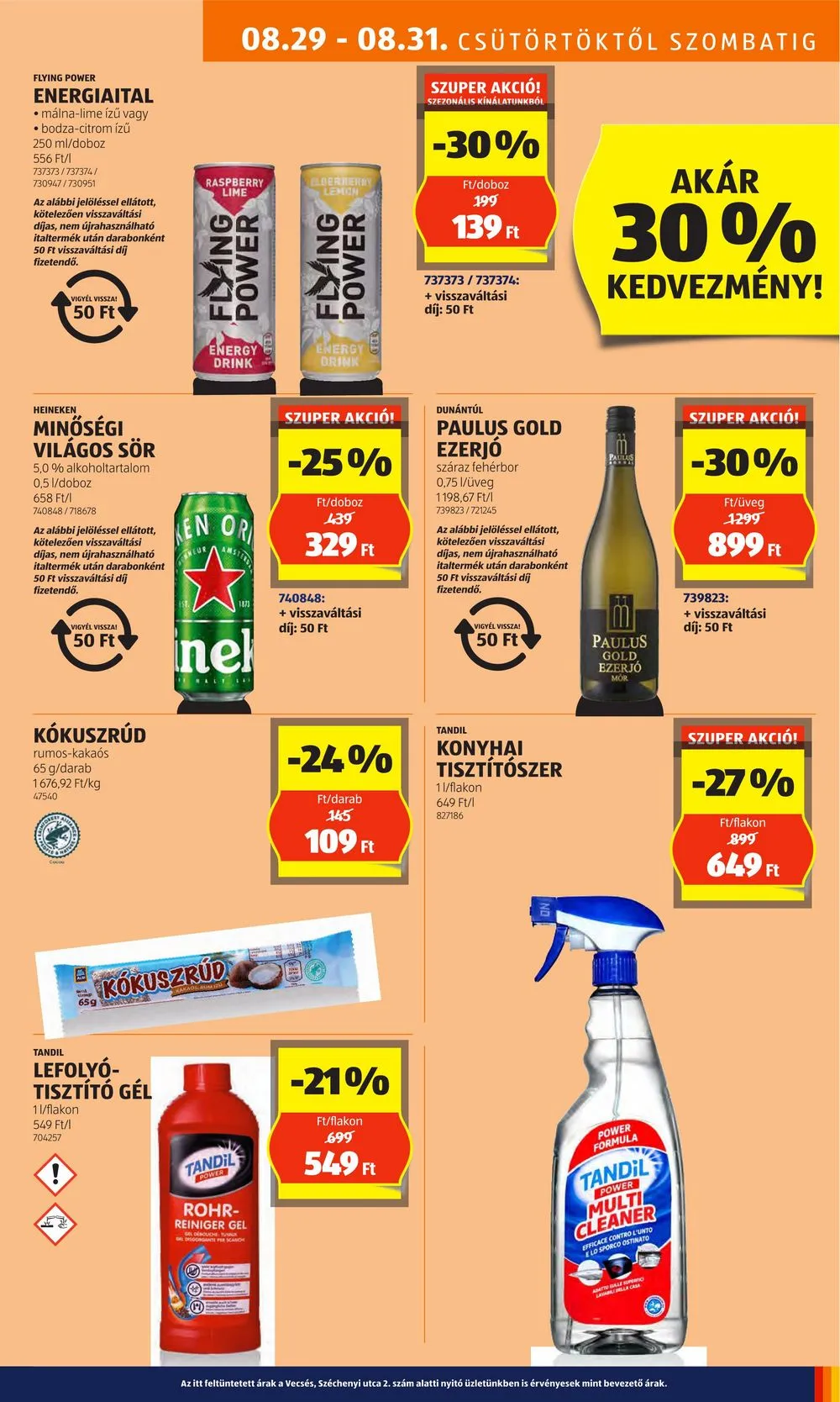 Aldi akciós újság 08.29–09.04 – 13. oldal