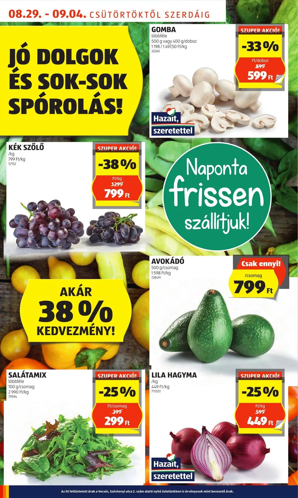 Aldi akciós újság 08.29–09.04 – 4. oldal