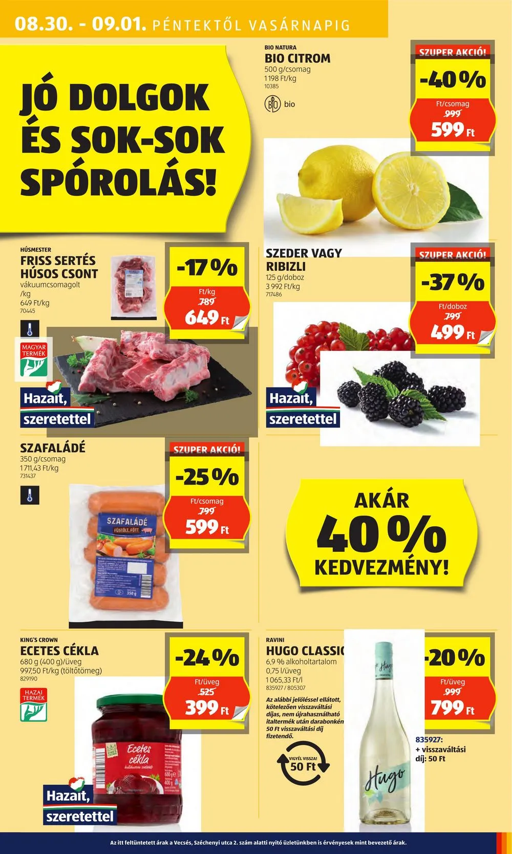 Aldi akciós újság 08.29–09.04 – 49. oldal