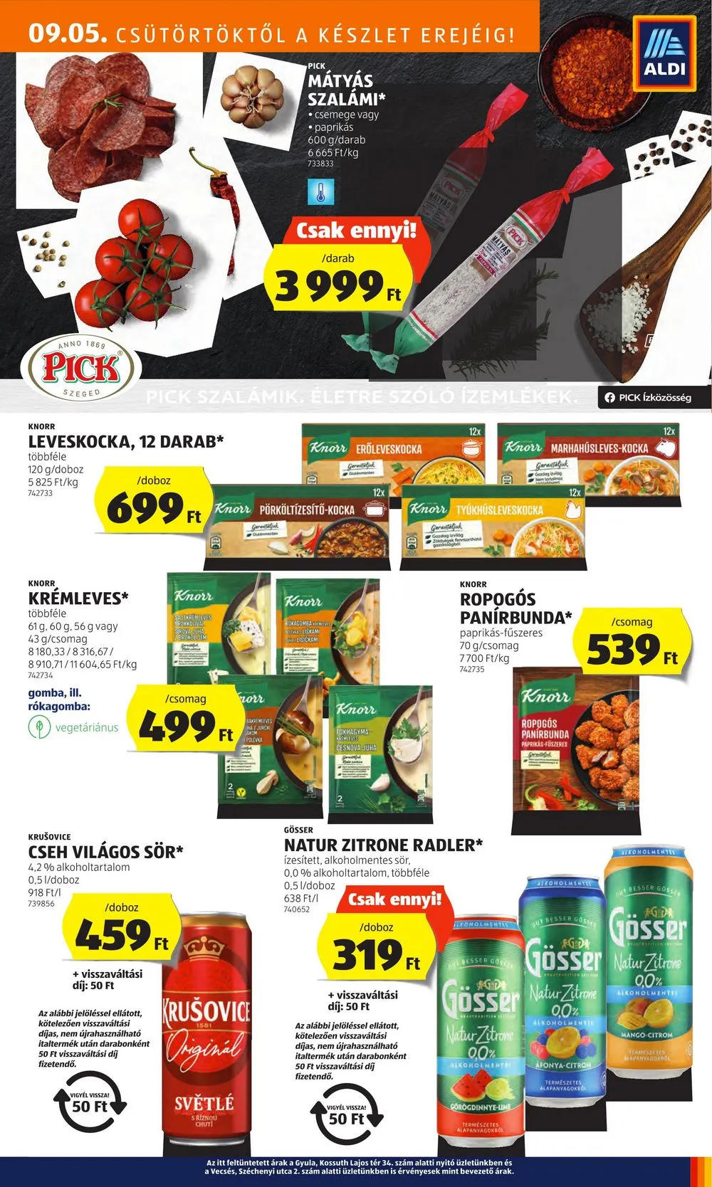 Aldi akciós újság 09.05–09.11 – 15. oldal