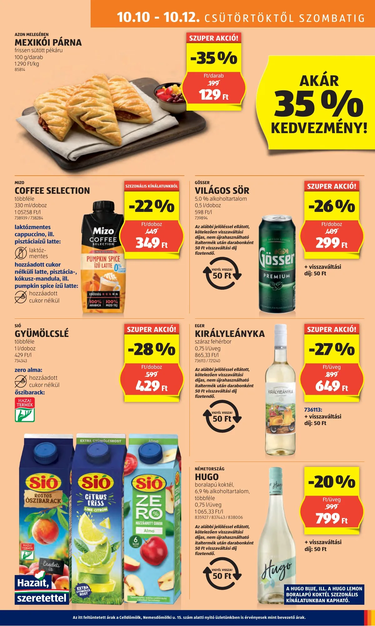 Aldi akciós újság 10.10–10.16 – 11. oldal