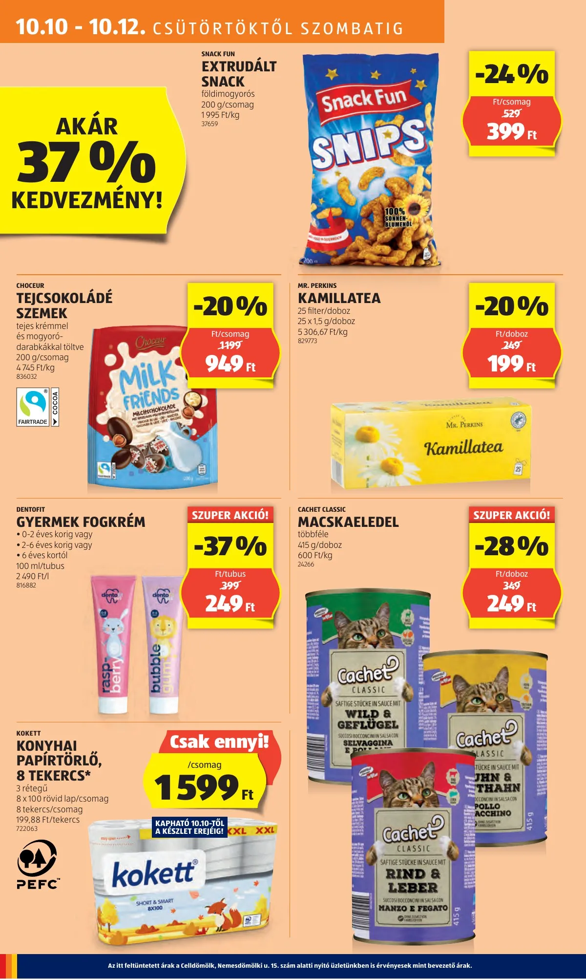 Aldi akciós újság 10.10–10.16 – 12. oldal