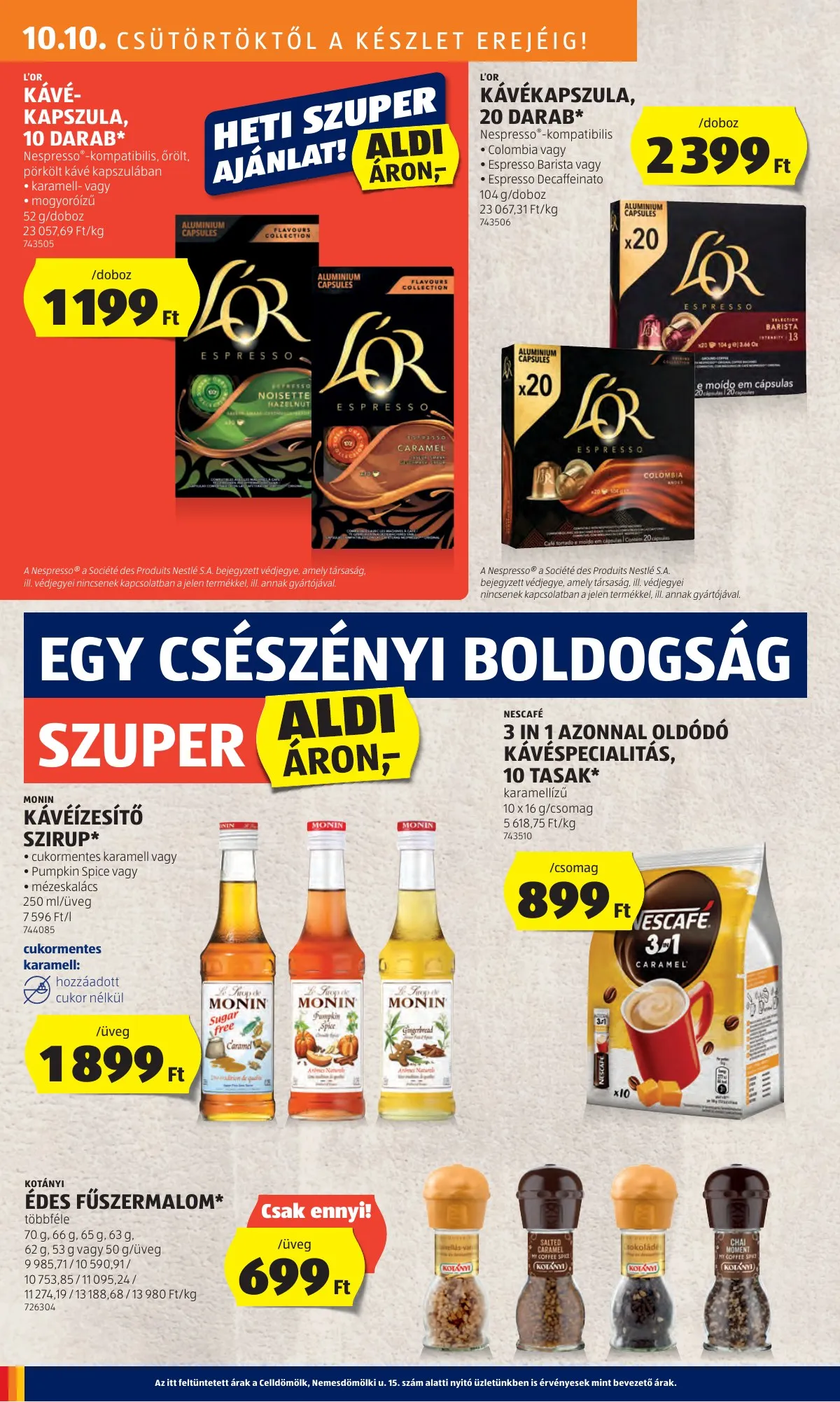 Aldi akciós újság 10.10–10.16 – 16. oldal