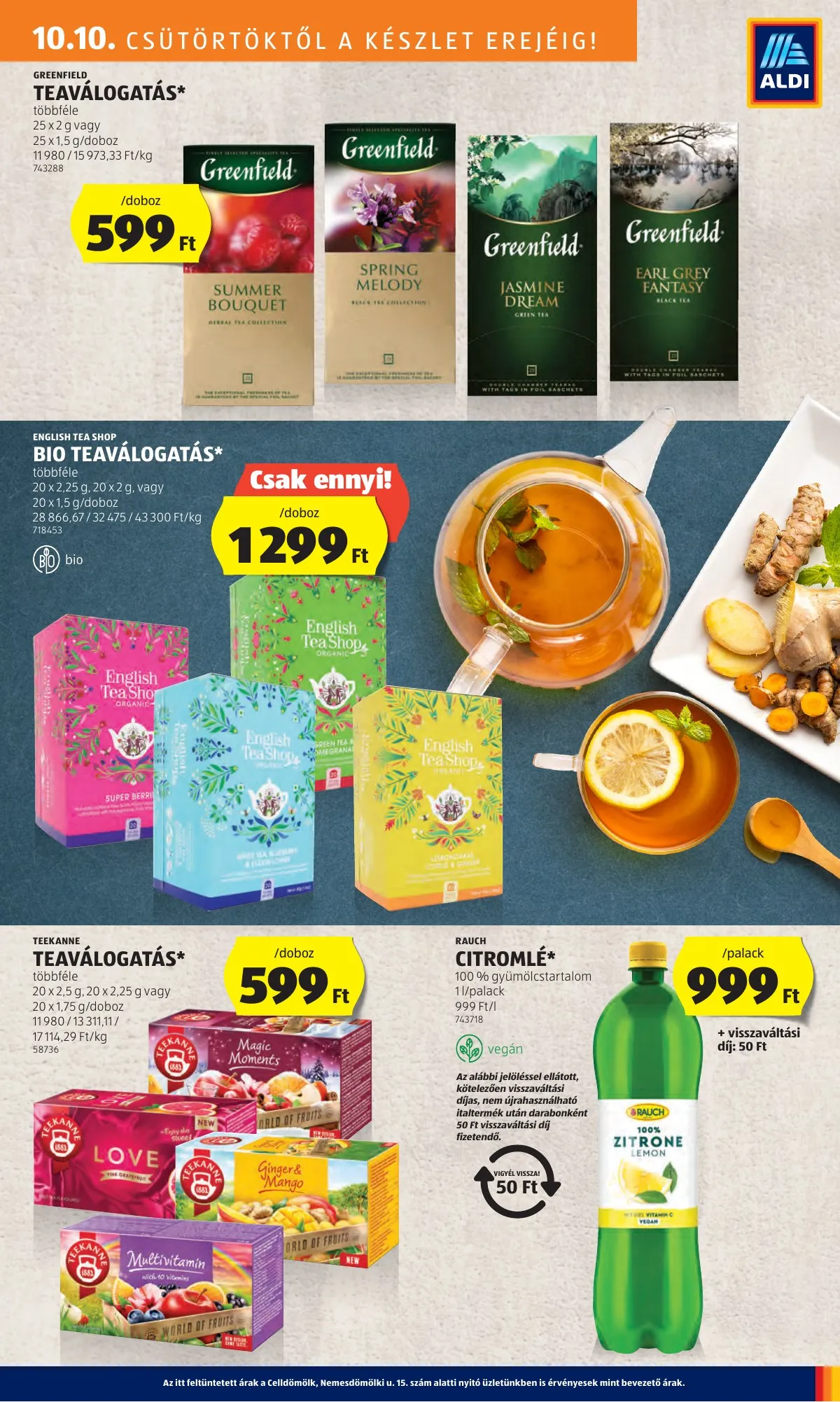 Aldi akciós újság 10.10–10.16 – 19. oldal