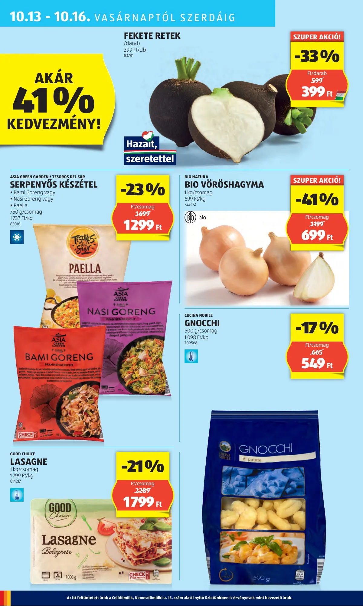 Aldi akciós újság 10.10–10.16 – 32. oldal