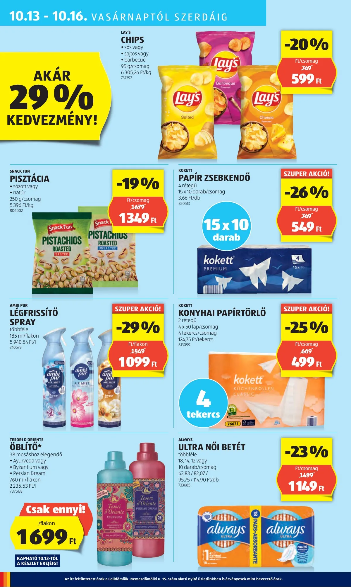 Aldi akciós újság 10.10–10.16 – 34. oldal