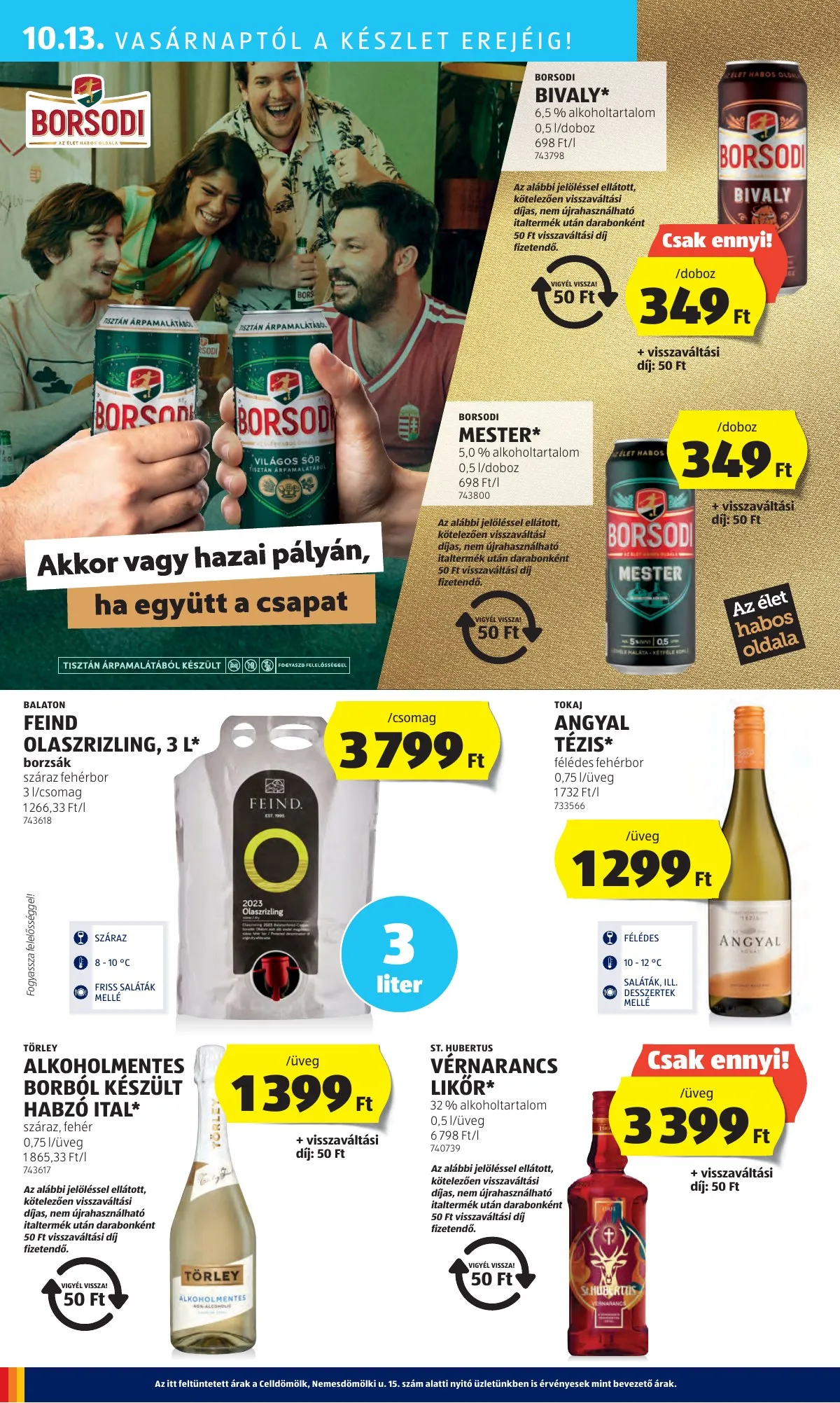Aldi akciós újság 10.10–10.16 – 38. oldal