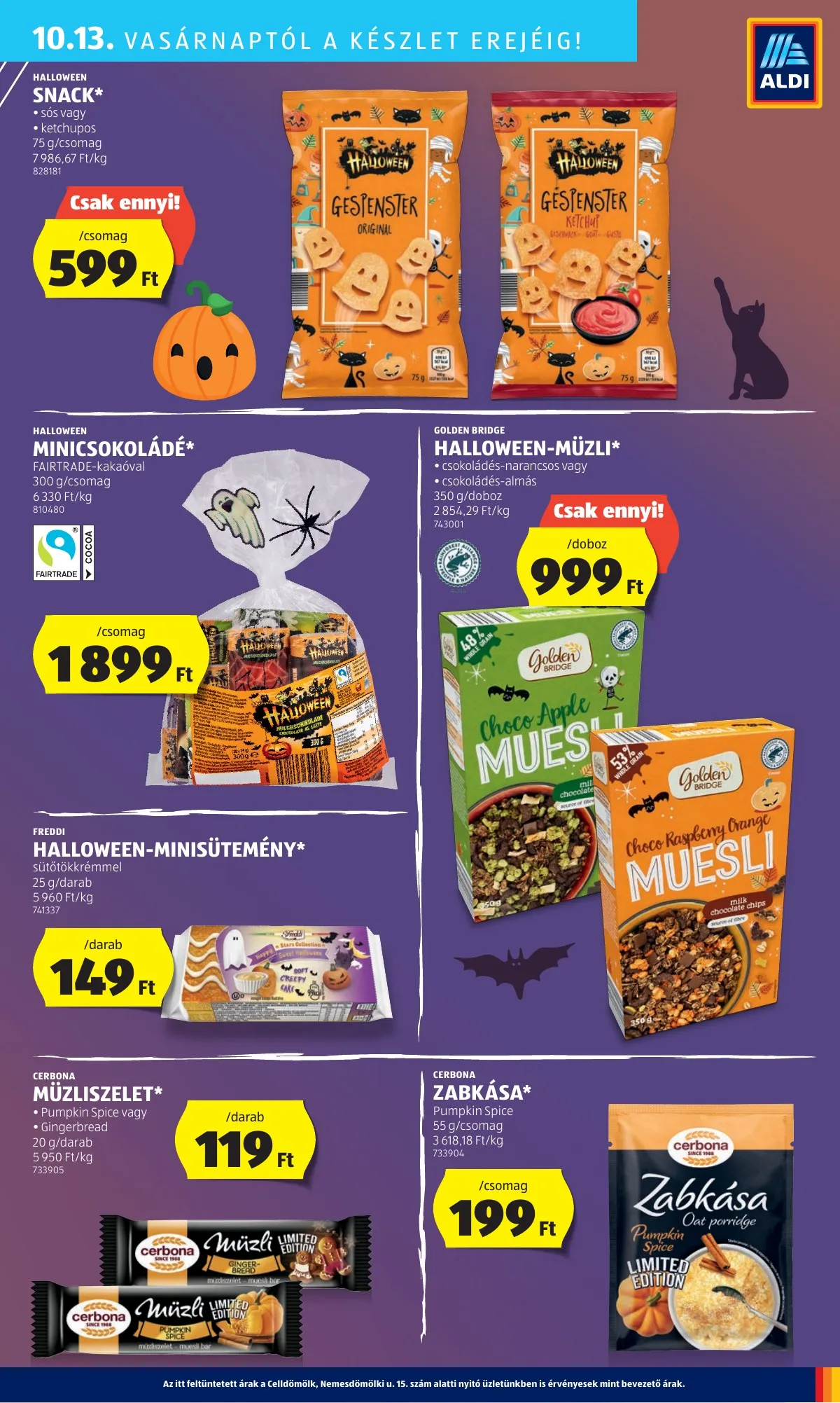 Aldi akciós újság 10.10–10.16 – 43. oldal