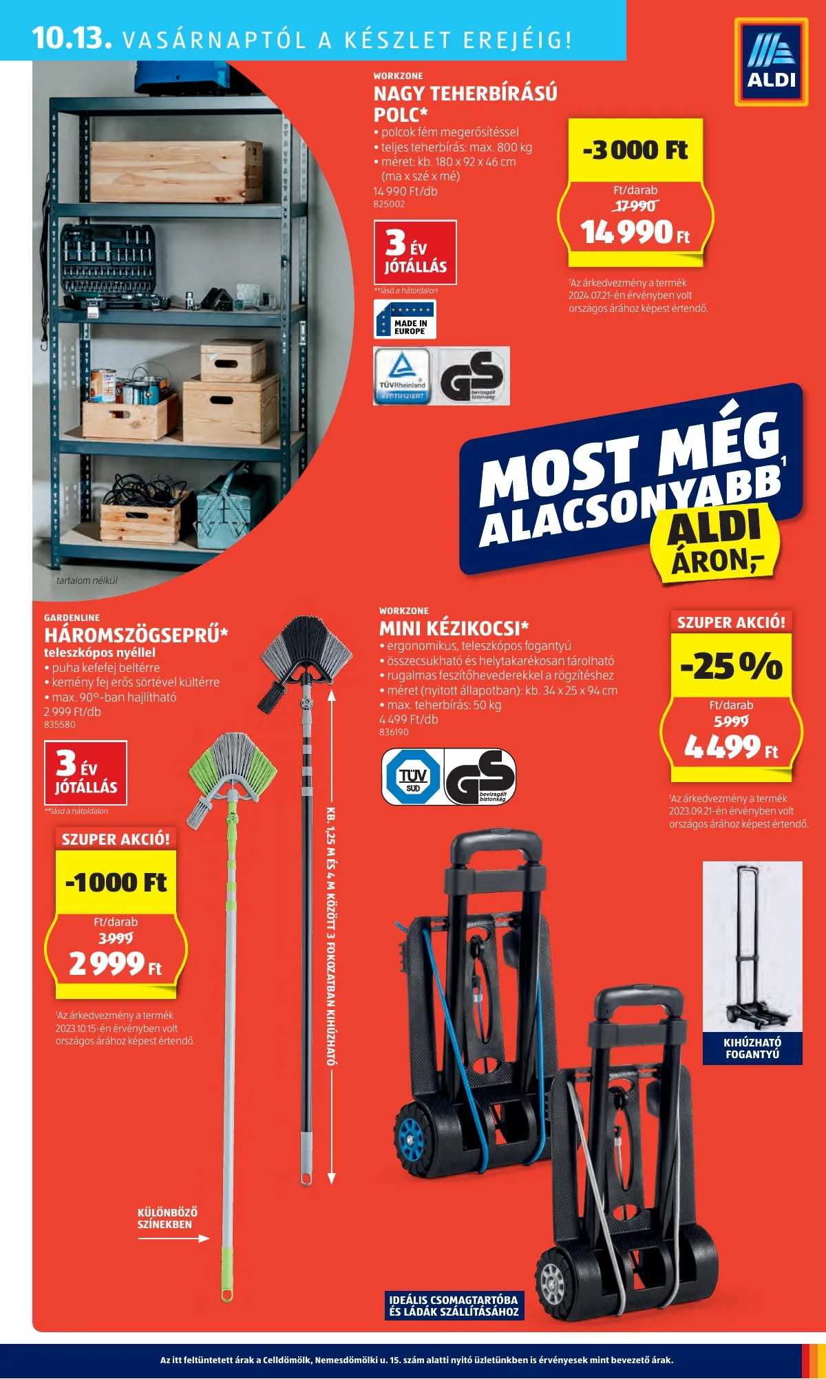 Aldi akciós újság 10.10–10.16 – 49. oldal