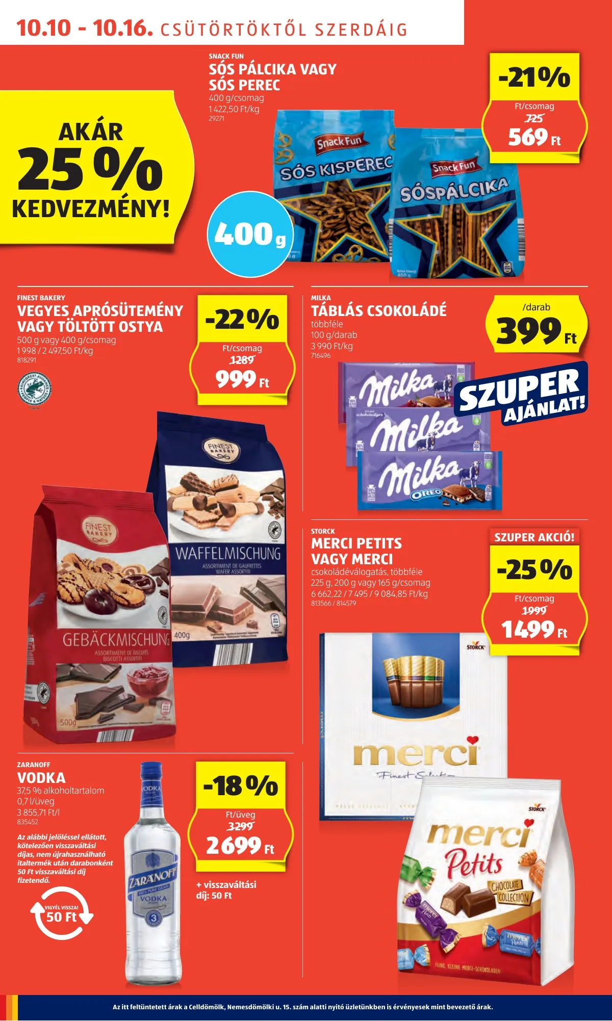 Aldi akciós újság 10.10–10.16 – 6. oldal