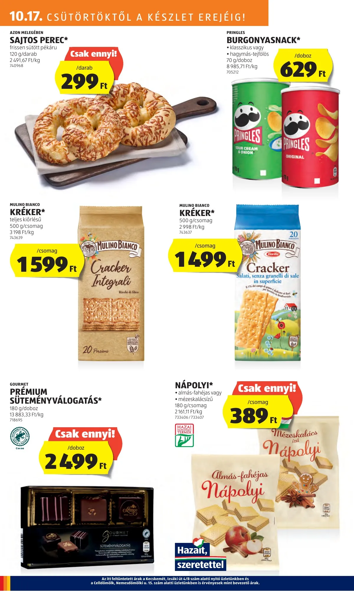 Aldi akciós újság 10.17–10.22 – 16. oldal