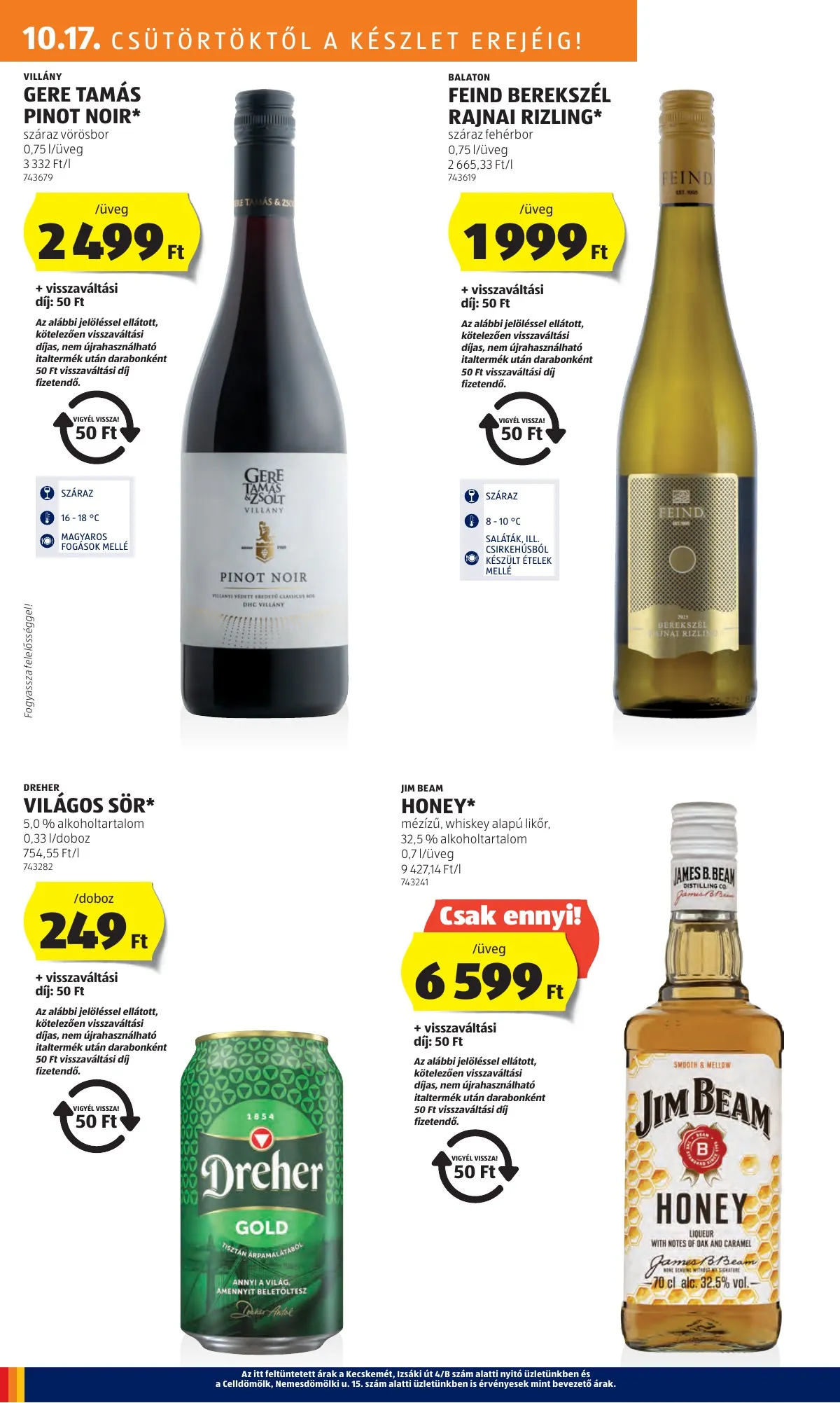 Aldi akciós újság 10.17–10.22 – 18. oldal