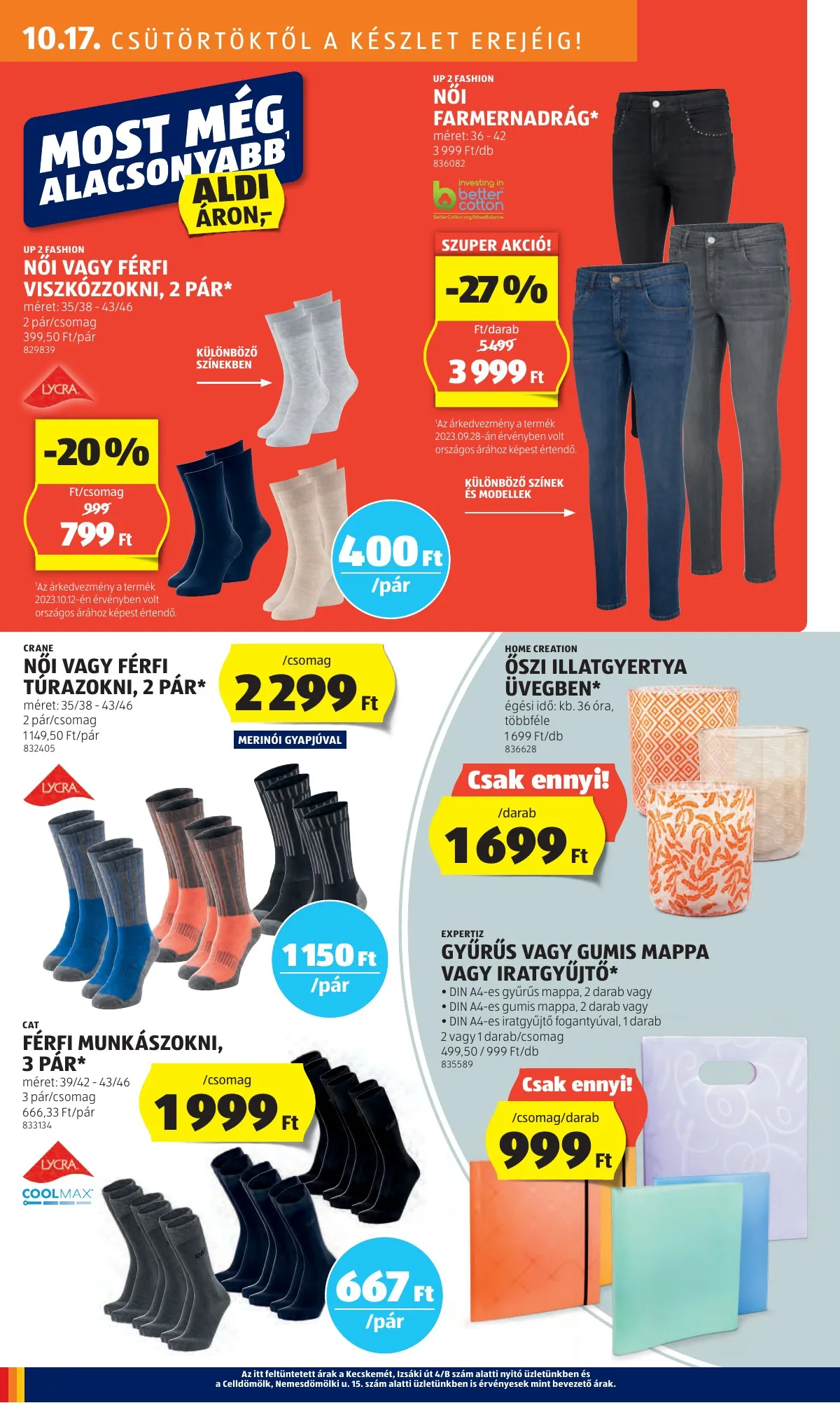 Aldi akciós újság 10.17–10.22 – 20. oldal