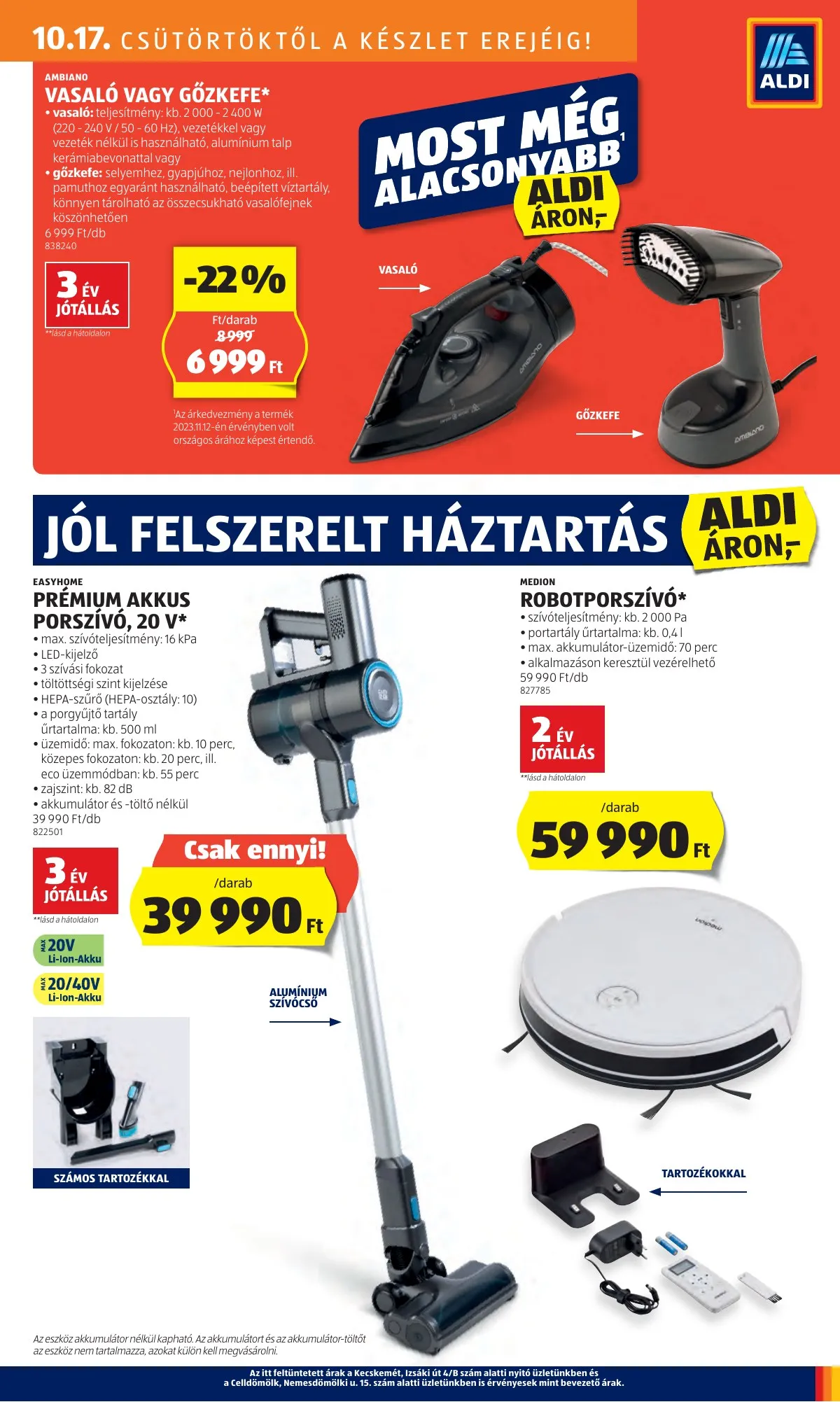 Aldi akciós újság 10.17–10.22 – 21. oldal