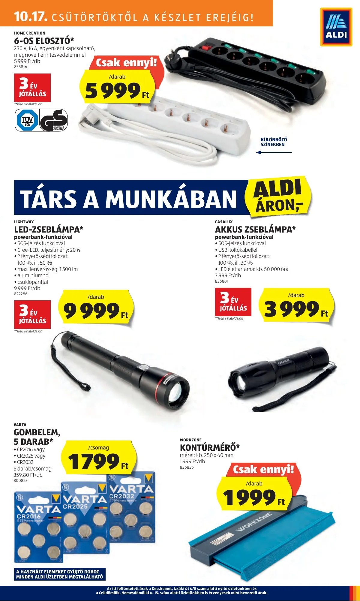 Aldi akciós újság 10.17–10.22 – 23. oldal