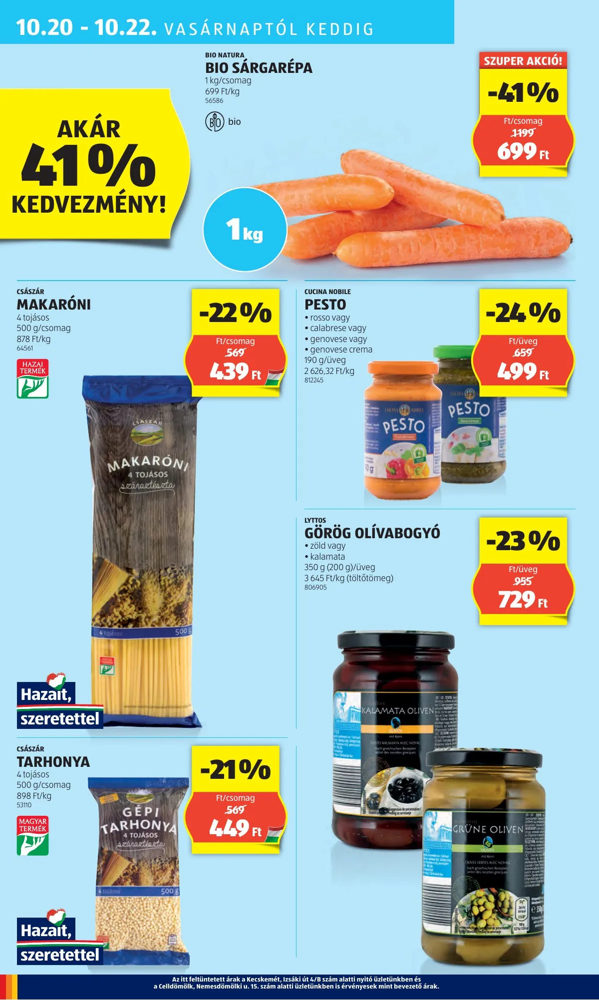 Aldi akciós újság 10.17–10.22 – 34. oldal