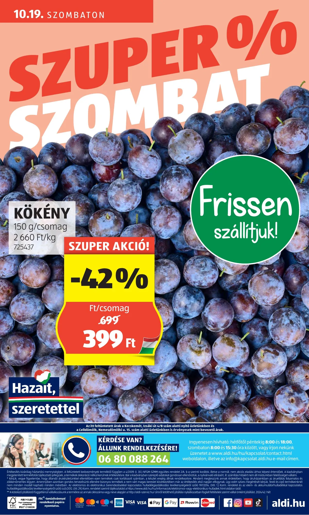 Aldi akciós újság 10.17–10.22 – 58. oldal