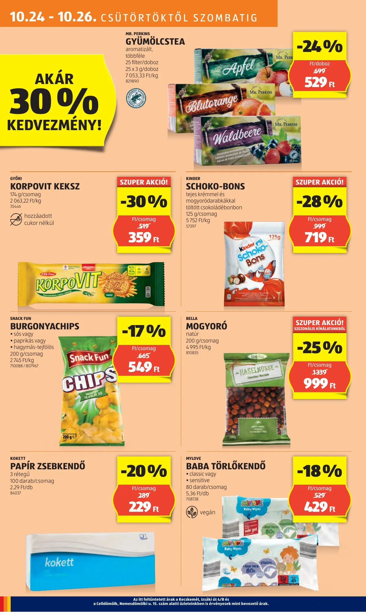 Aldi akciós újság 10.24–10.30 – 10. oldal
